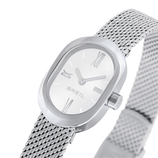 Orologio solo tempo donna Breil Evanesse in acciaio quadrante bianco MISURA UNICA