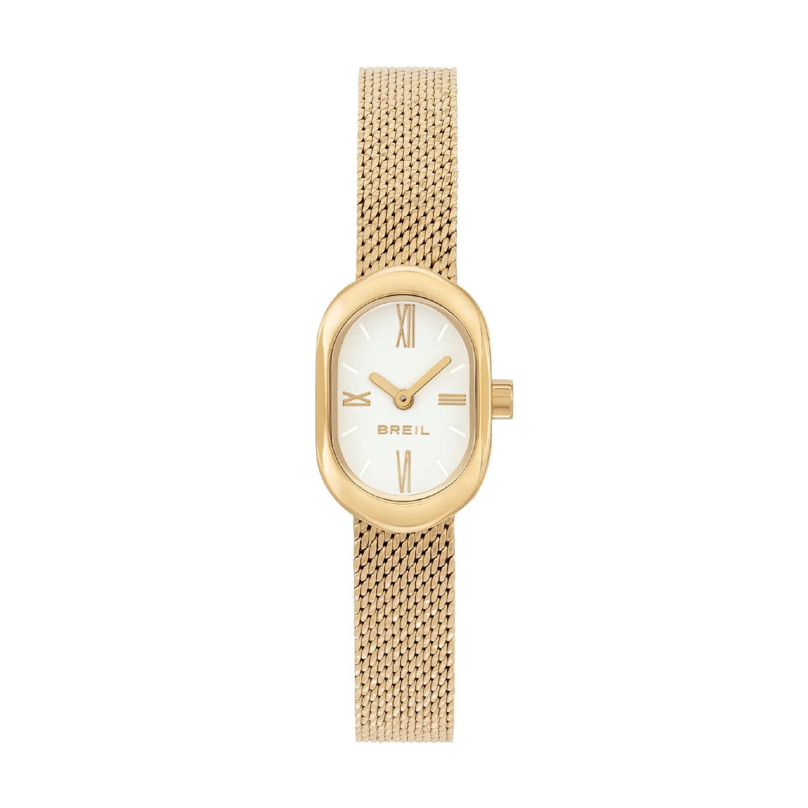 Orologio solo tempo donna Breil Evanesse in acciaio dorato quadrante bianco MISURA UNICA