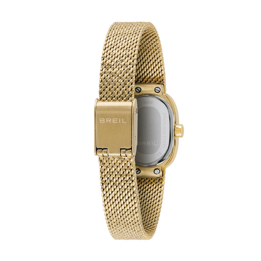 Orologio solo tempo donna Breil Evanesse in acciaio dorato quadrante bianco MISURA UNICA