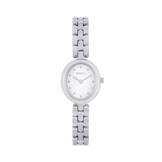 Orologio solo tempo ovale Breil Eclat in acciaio da donna MISURA UNICA