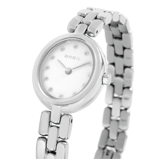 Orologio solo tempo ovale Breil Eclat in acciaio da donna MISURA UNICA