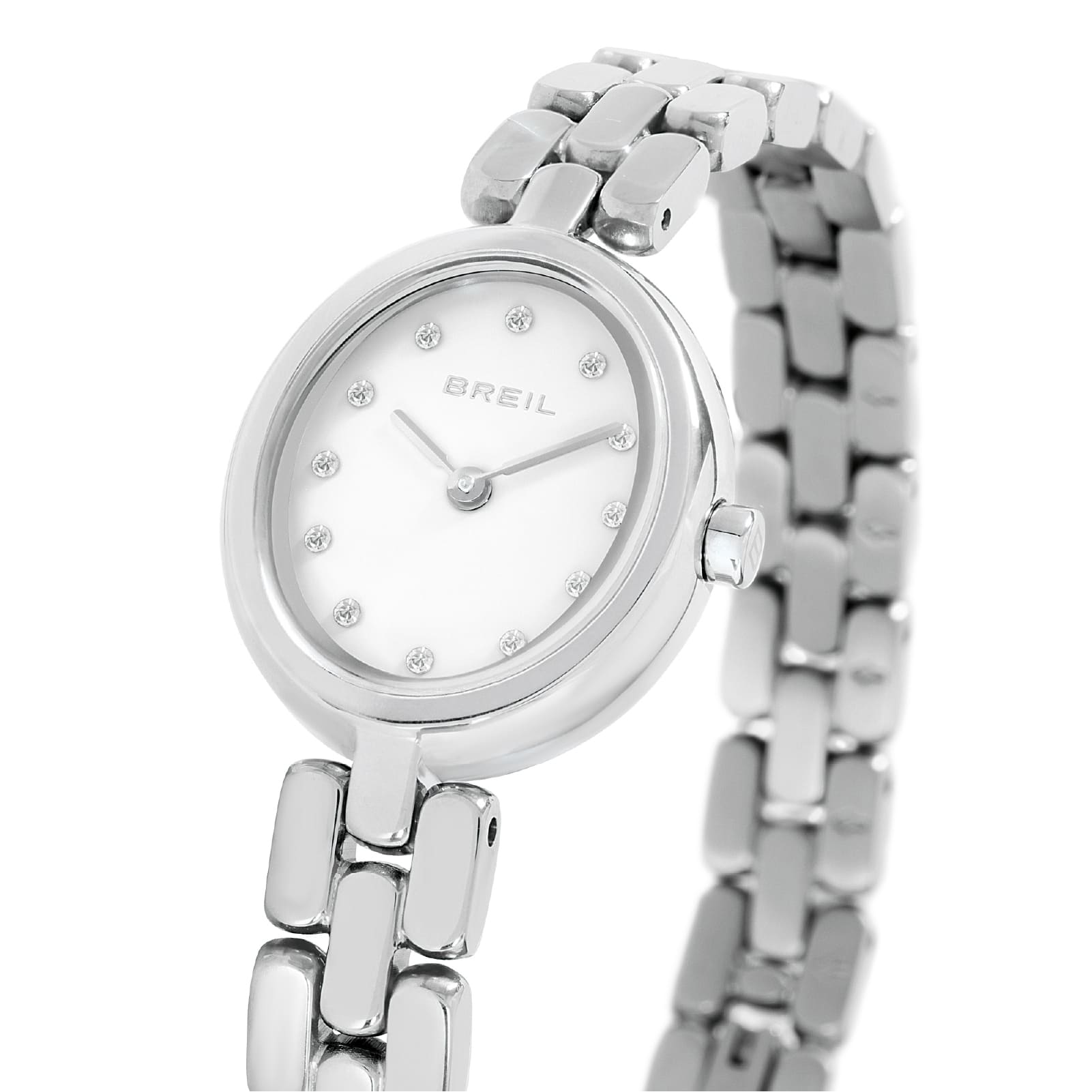 Orologio solo tempo ovale Breil Eclat in acciaio da donna MISURA UNICA
