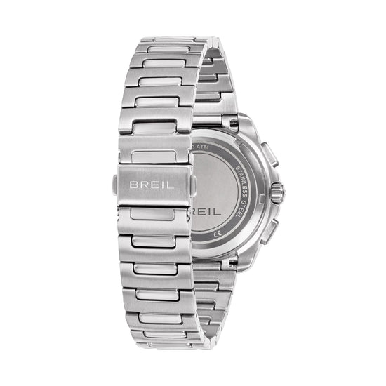 Orologio cronografo Breil Retrofuture acciaio quadrante blu MISURA UNICA