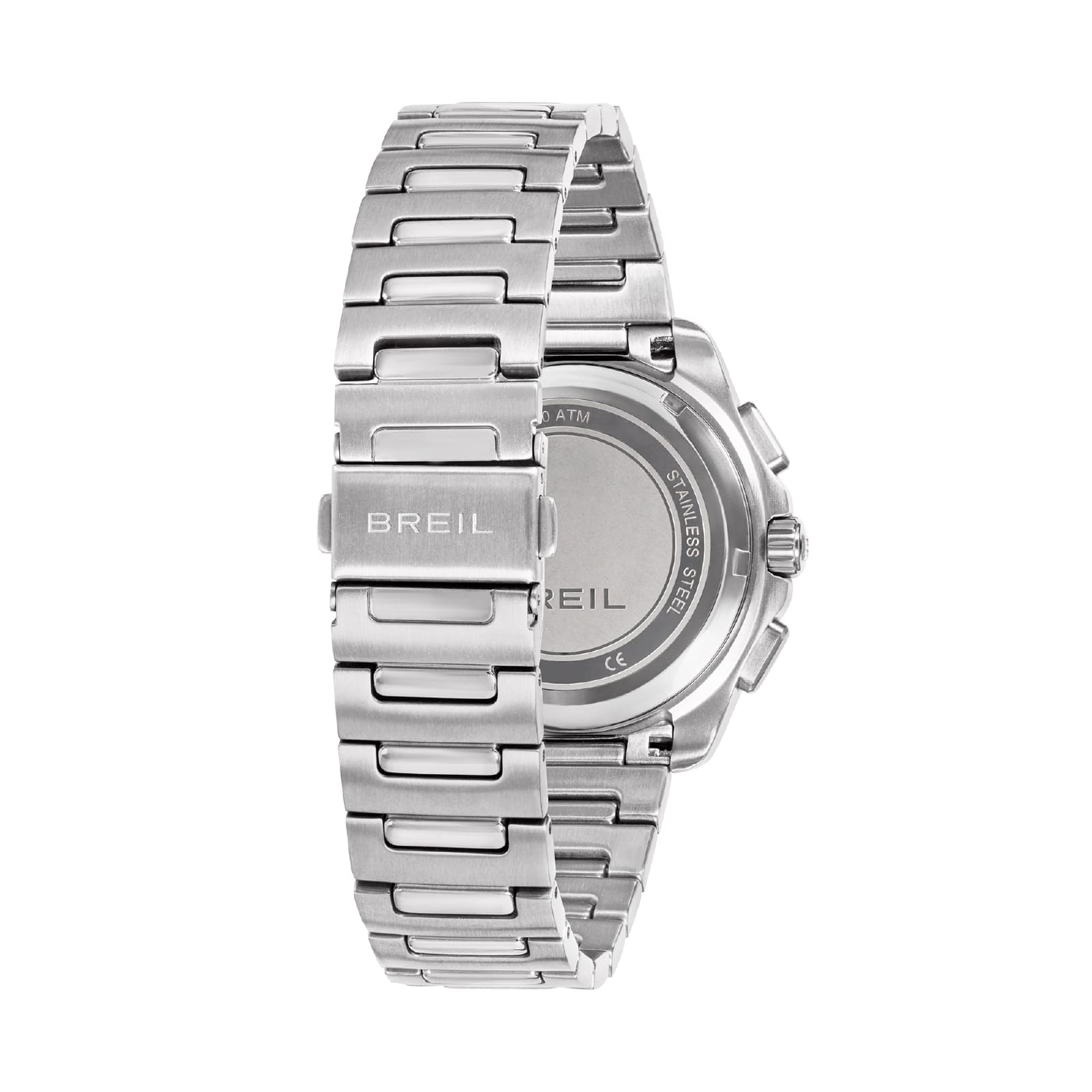 Orologio cronografo Breil Retrofuture acciaio quadrante blu MISURA UNICA