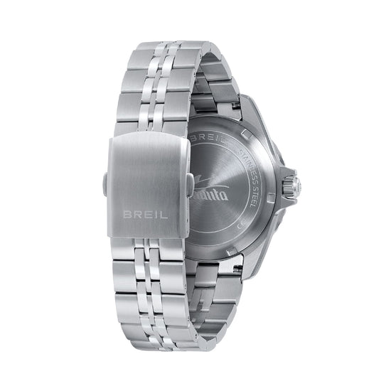 Orologio solo tempo Breil Manta Heritage in acciaio e blu MISURA UNICA