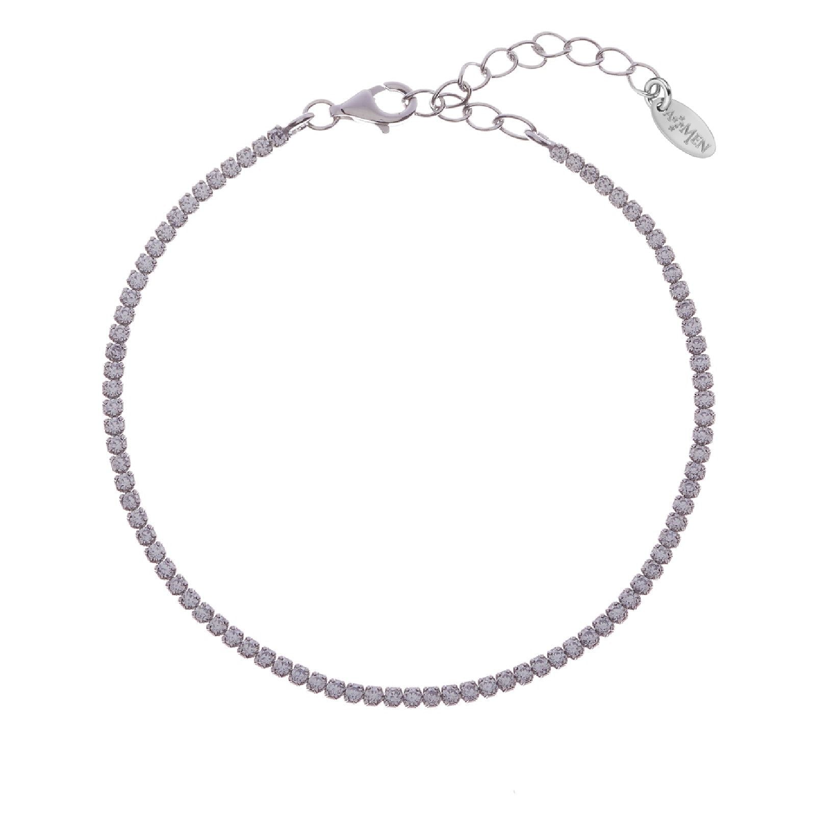 Bracciale donna Amen Tennis argento zirconi bianchi BT1BB17-1