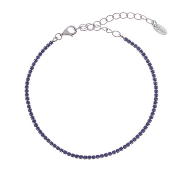 Bracciale donna Amen Tennis argento zirconi blu BT1BBL17-1
