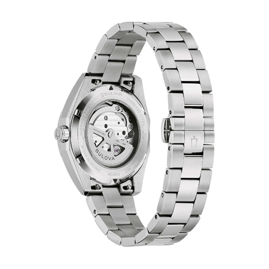 Orologio solo tempo Bulova Surveyor in acciaio e bianco MISURA UNICA