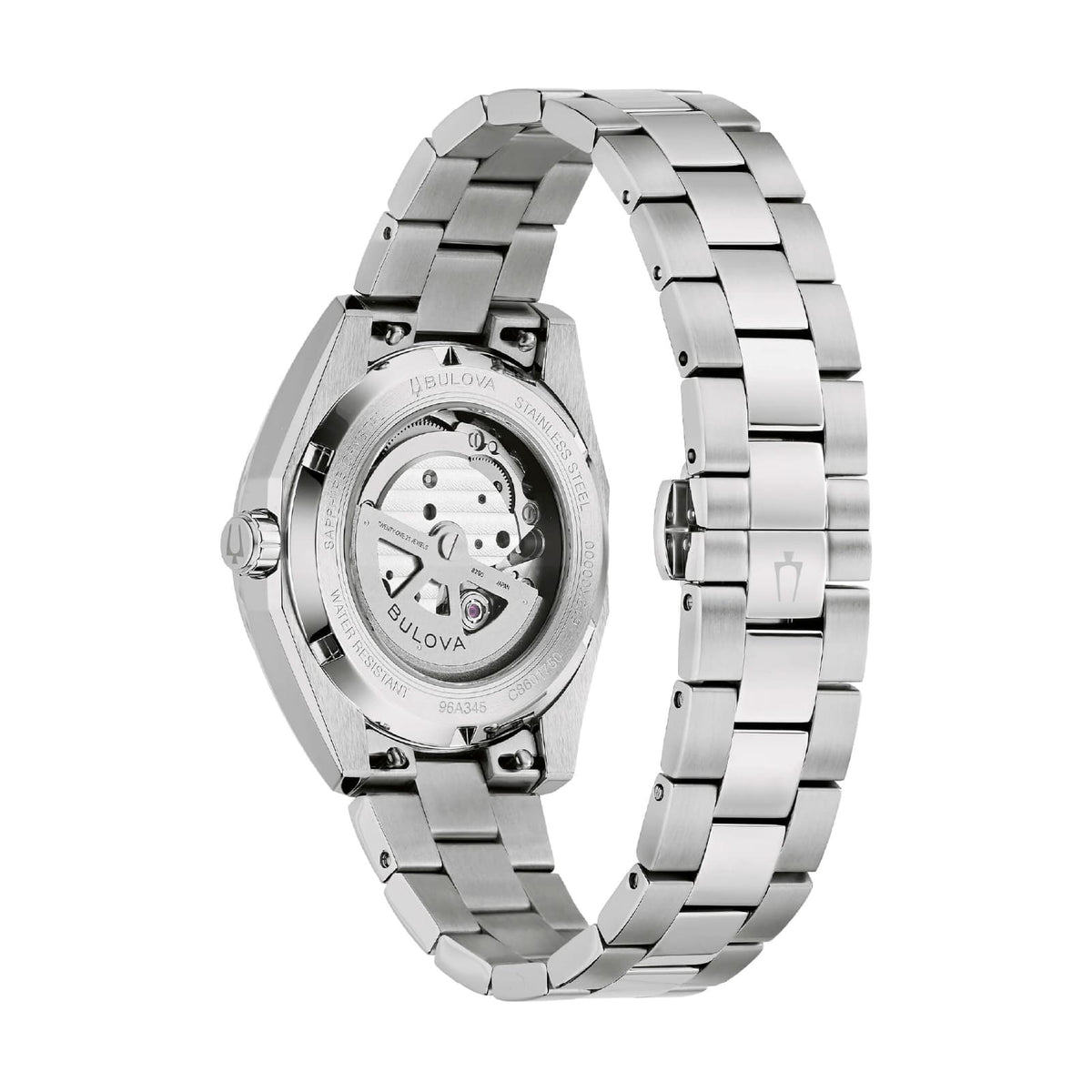 Orologio solo tempo Bulova Surveyor in acciaio e bianco MISURA UNICA