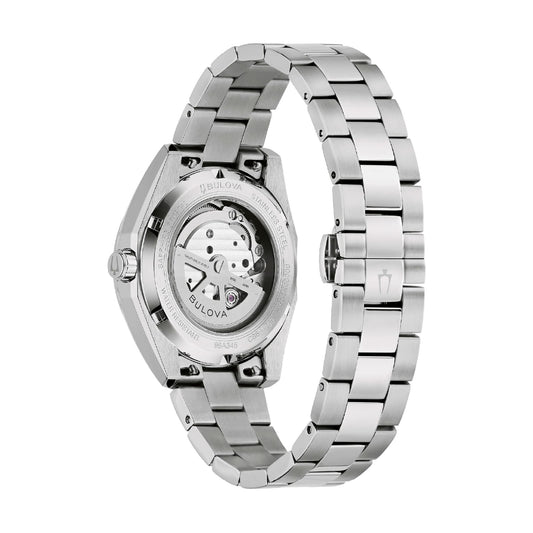 Orologio solo tempo Bulova Surveyor in acciaio e bianco MISURA UNICA