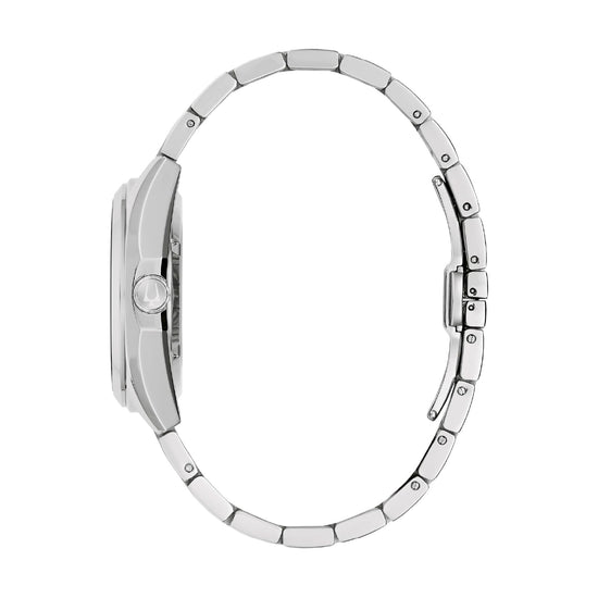 Orologio solo tempo Bulova Surveyor in acciaio e bianco MISURA UNICA