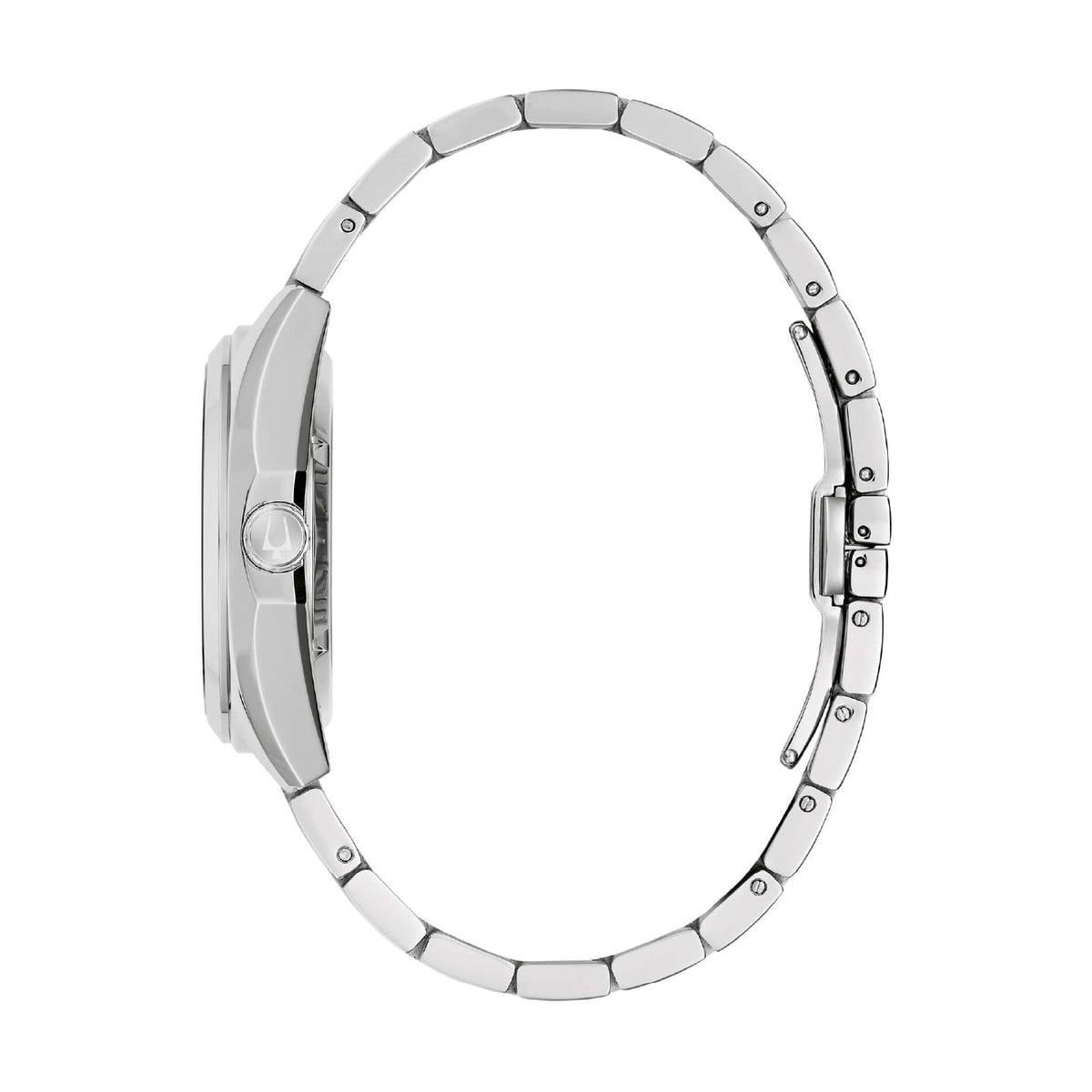 Orologio solo tempo Bulova Surveyor in acciaio e bianco MISURA UNICA