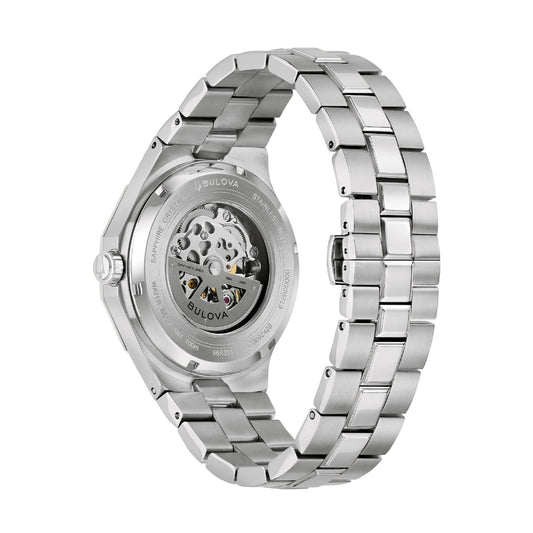 Orologio solo tempo Bulova Octagon Prestige in acciaio e rosa MISURA UNICA