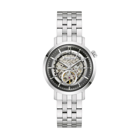 Orologio solo tempo Bulova Aerojet in acciaio e nero MISURA UNICA