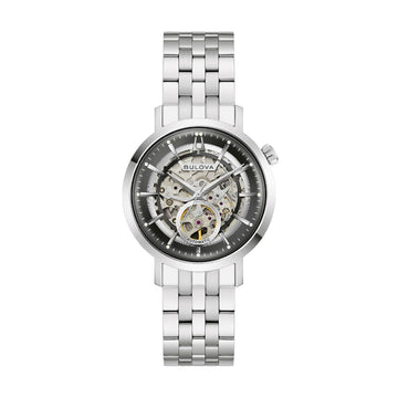 Orologio solo tempo Bulova Aerojet in acciaio e nero MISURA UNICA