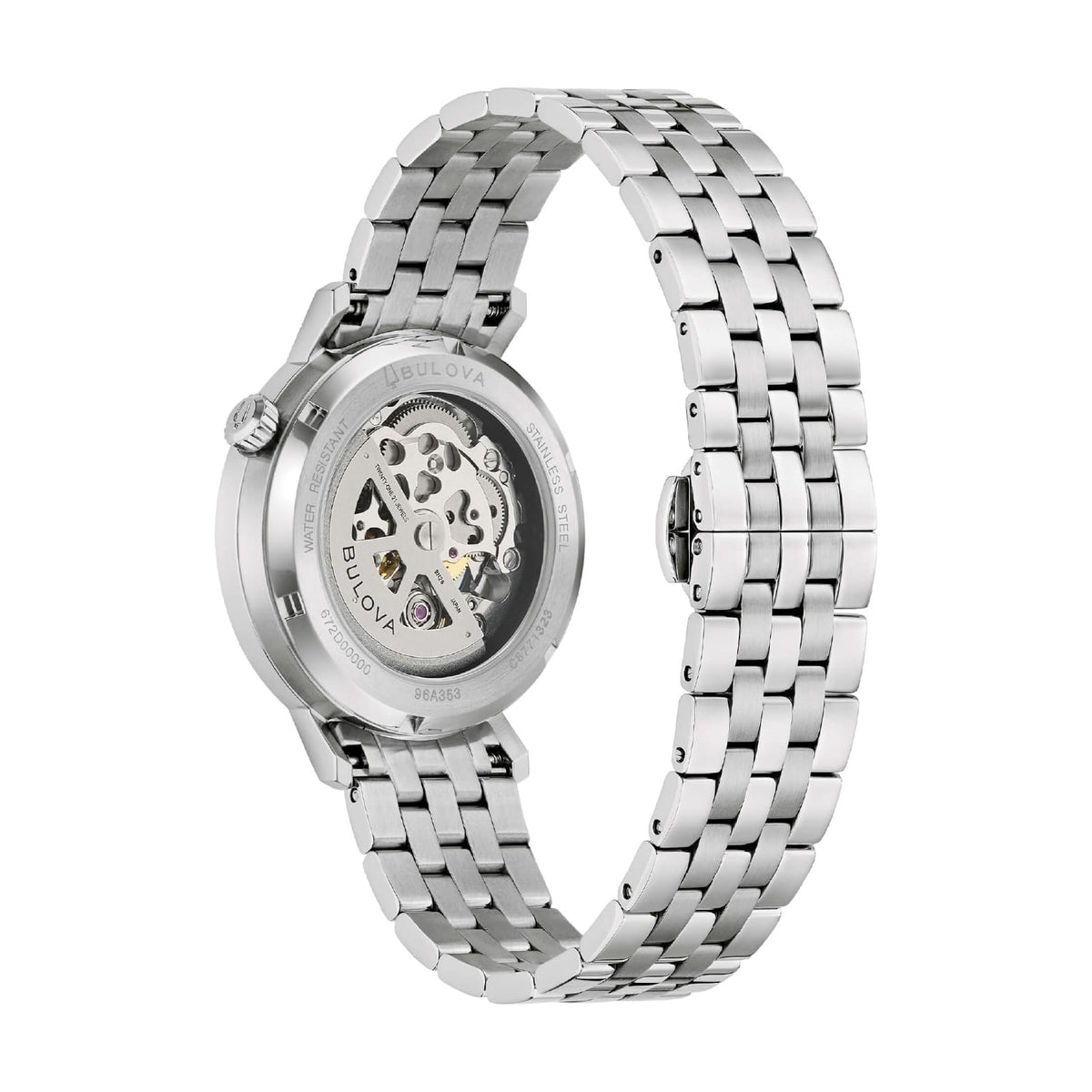 Orologio solo tempo Bulova Aerojet in acciaio e nero MISURA UNICA