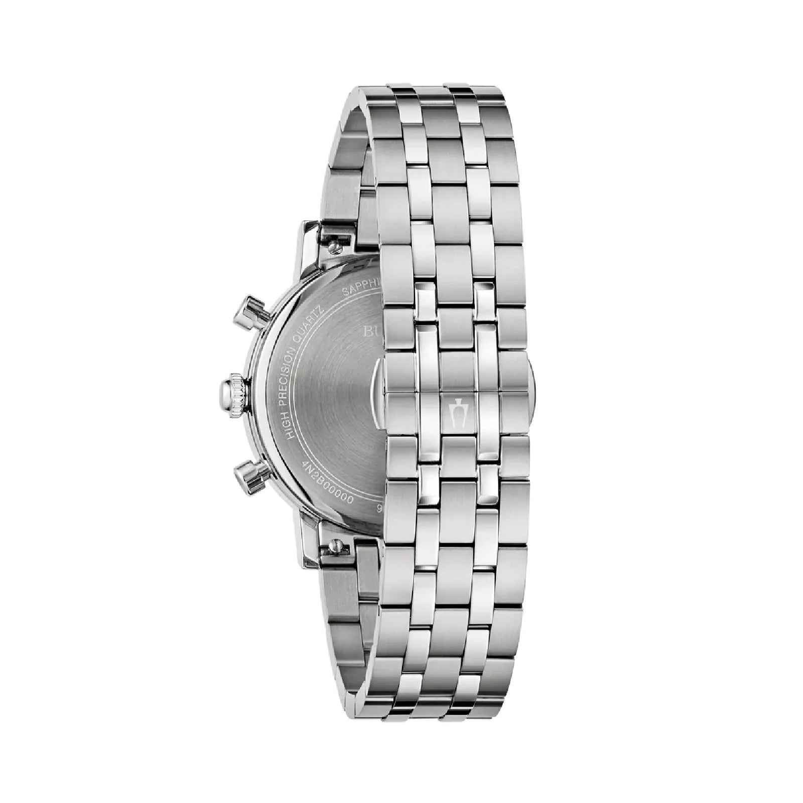 Orologio cronografo uomo Bulova acciaio quadrante blu MISURA UNICA