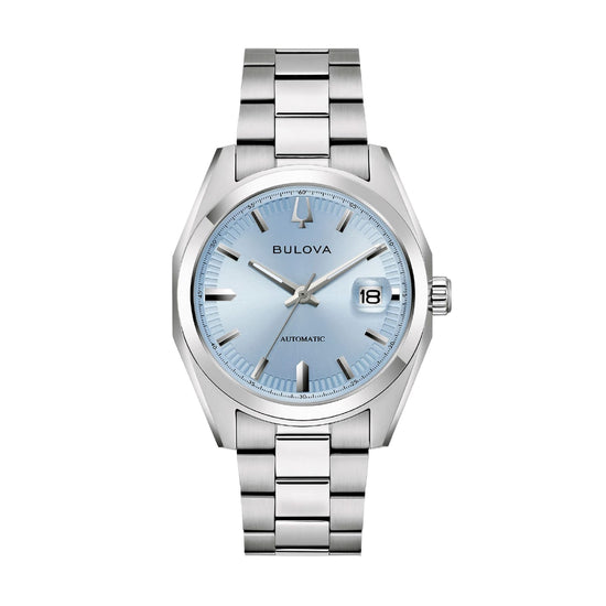 Orologio Bulova Surveyor Automatic acciaio quadrante azzurro MISURA UNICA