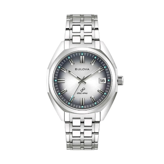 Orologio solo tempo Bulova in acciaio con quadrante argento MISURA UNICA