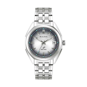 Orologio solo tempo Bulova in acciaio con quadrante argento MISURA UNICA