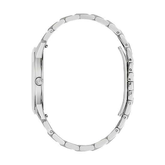 Orologio solo tempo Bulova in acciaio con dettagli grigi MISURA UNICA