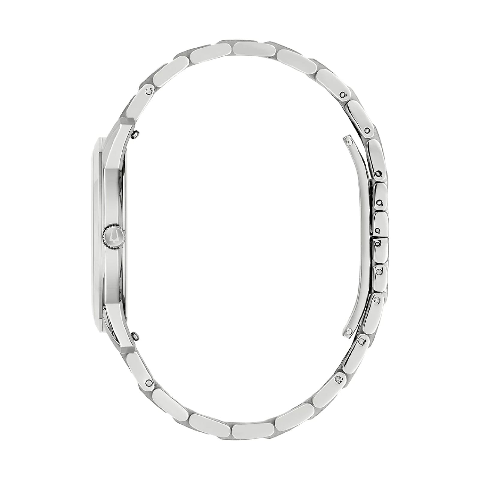 Orologio solo tempo Bulova in acciaio con dettagli grigi MISURA UNICA