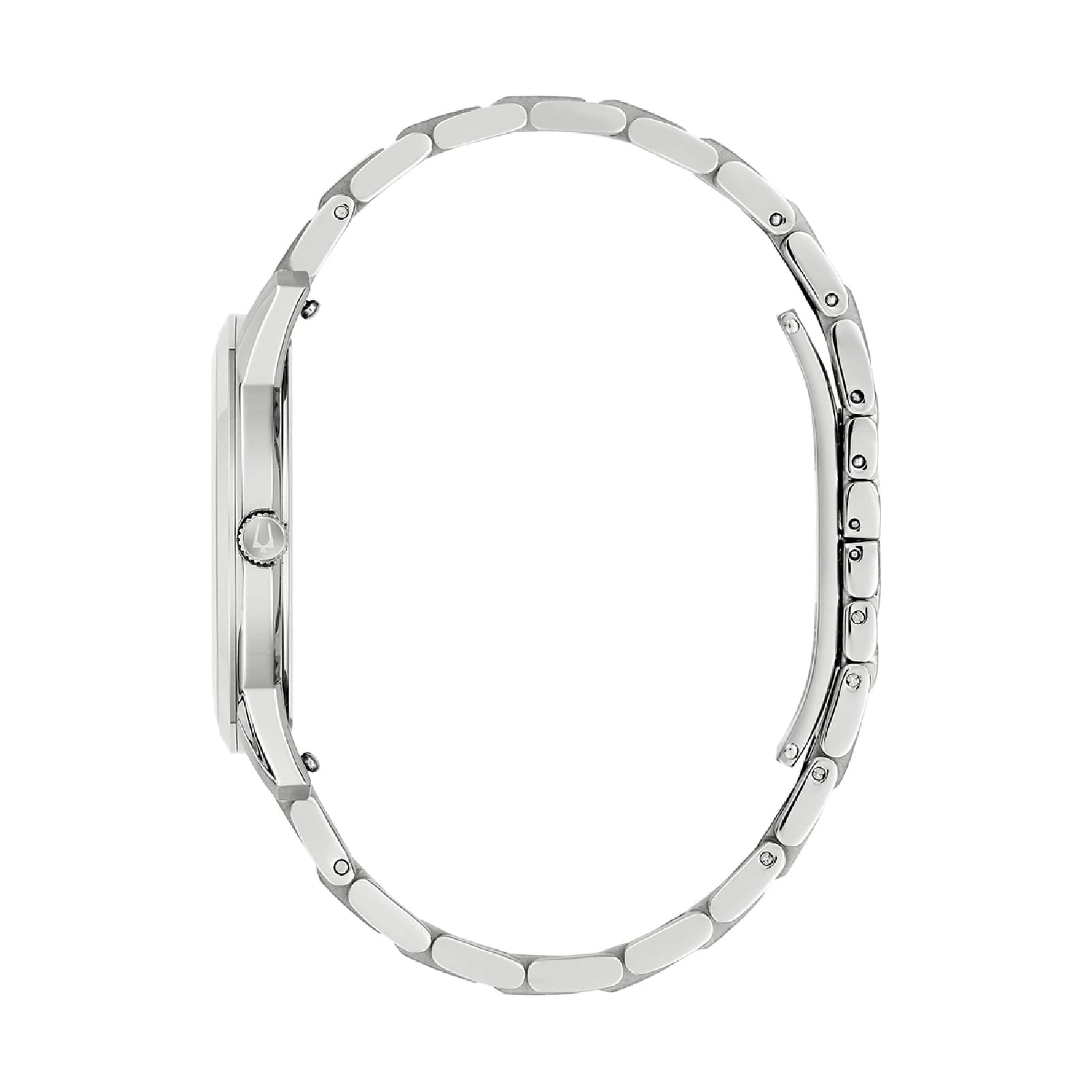 Orologio solo tempo Bulova in acciaio con quadrante blu MISURA UNICA
