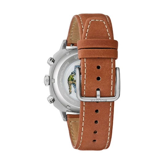 Orologio crono Bulova Military in acciaio quadrante verde 40mm MISURA UNICA