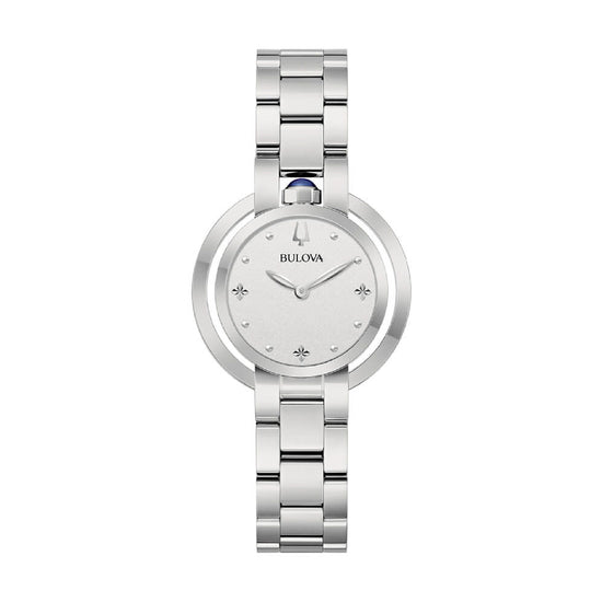 Orologio solo tempo da donna Bulova in acciaio con madreperla MISURA UNICA