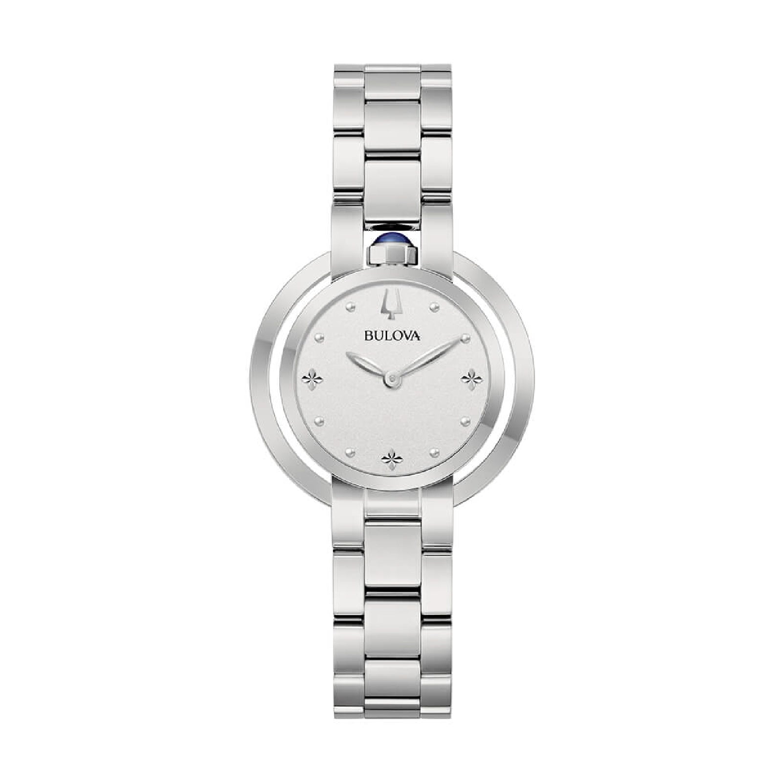 Orologio solo tempo da donna Bulova in acciaio con madreperla MISURA UNICA