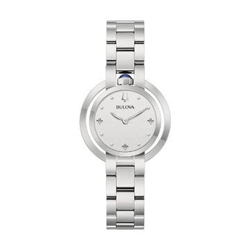 Orologio solo tempo da donna Bulova in acciaio con madreperla MISURA UNICA
