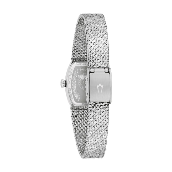 Orologio Bulova Goddess of Time in acciaio quadrante blu MISURA UNICA