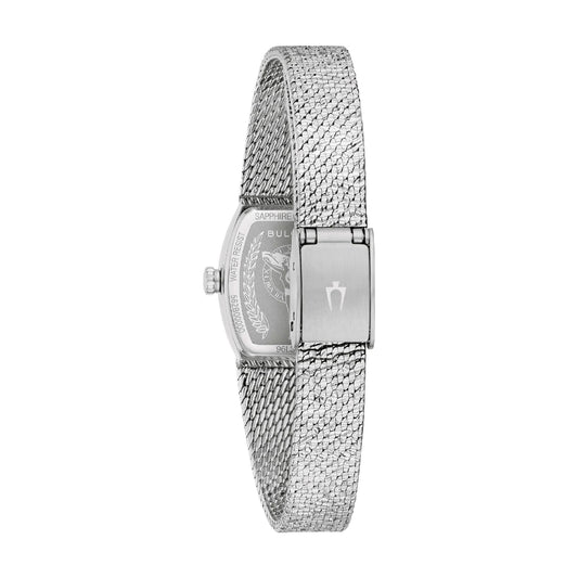 Orologio Bulova Goddess of Time in acciaio quadrante blu MISURA UNICA