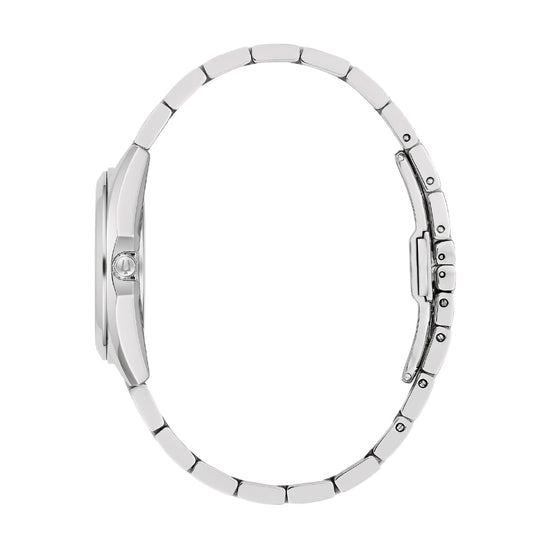 Orologio Bulova Surveyor Lady in acciaio quadrante azzurro MISURA UNICA