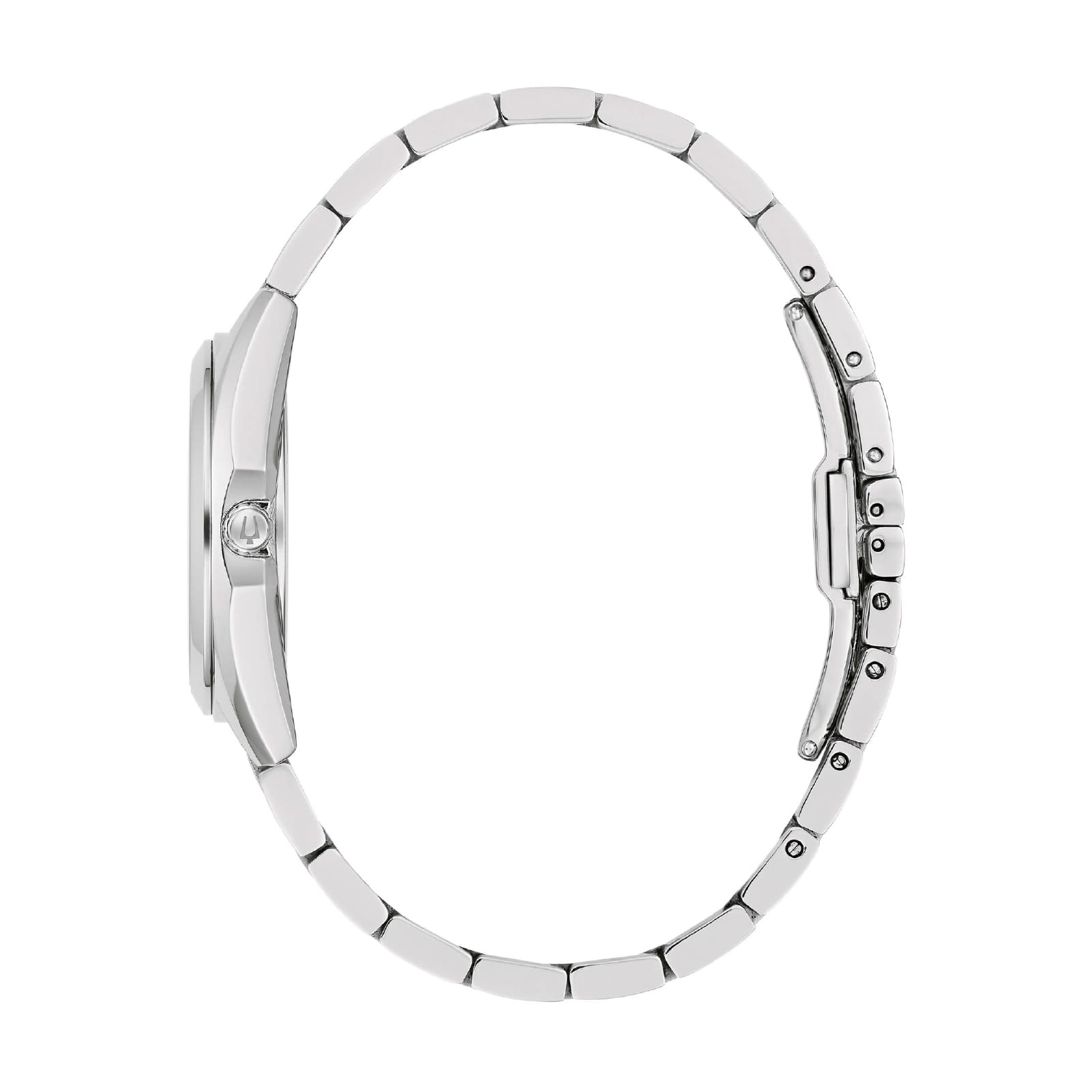 Orologio Bulova Surveyor Lady in acciaio quadrante azzurro MISURA UNICA