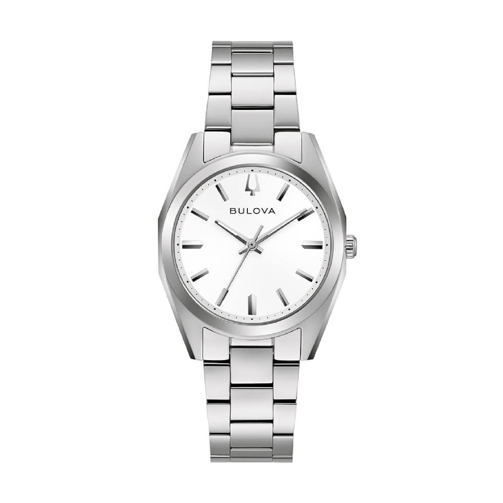 Orologio Bulova Surveyor Lady in acciaio quadrante bianco MISURA UNICA