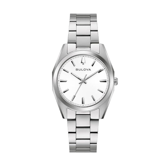Orologio Bulova Surveyor Lady in acciaio quadrante bianco MISURA UNICA
