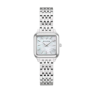 Orologio Bulova Sutton in acciaio cassa quadrata da donna MISURA UNICA