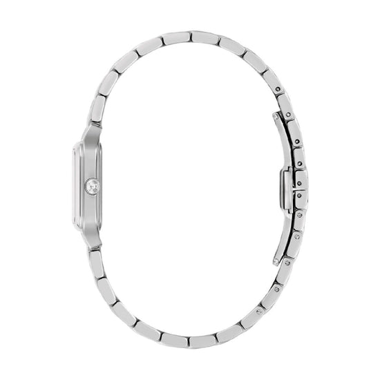 Orologio Bulova Sutton in acciaio cassa quadrata da donna MISURA UNICA