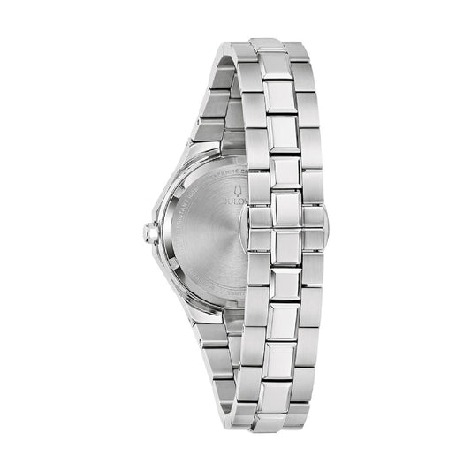 Orologio solo tempo Bulova Octagon Lady in acciaio MISURA UNICA