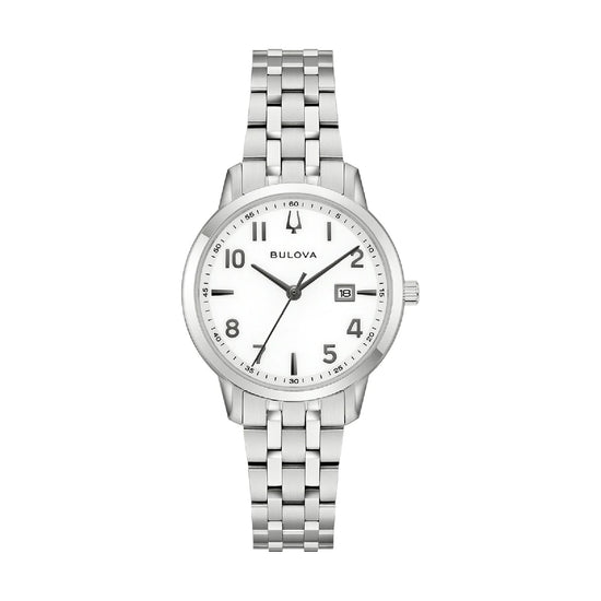 Orologio solo tempo Bulova donna con bracciale in acciaio MISURA UNICA