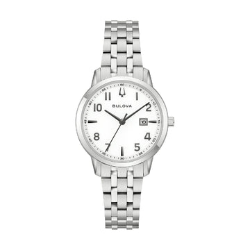 Orologio solo tempo Bulova donna con bracciale in acciaio MISURA UNICA