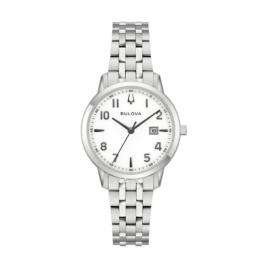 Orologio solo tempo Bulova donna con bracciale in acciaio MISURA UNICA