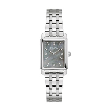 Orologio solo tempo Bulova Sutton in acciaio e madreperla MISURA UNICA