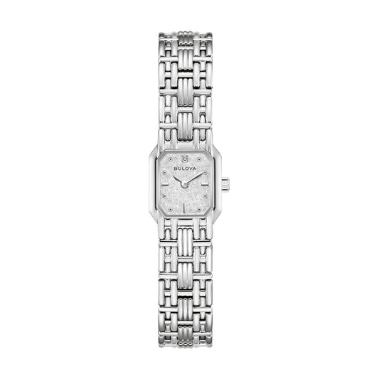 Orologio solo tempo Bulova Sophia in acciaio e silver MISURA UNICA