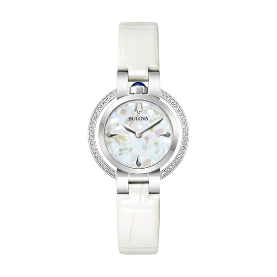 Orologio da donna Bulova Rubaiyat Four Seasons colore bianco MISURA UNICA