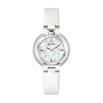 Orologio da donna Bulova Rubaiyat Four Seasons colore bianco MISURA UNICA