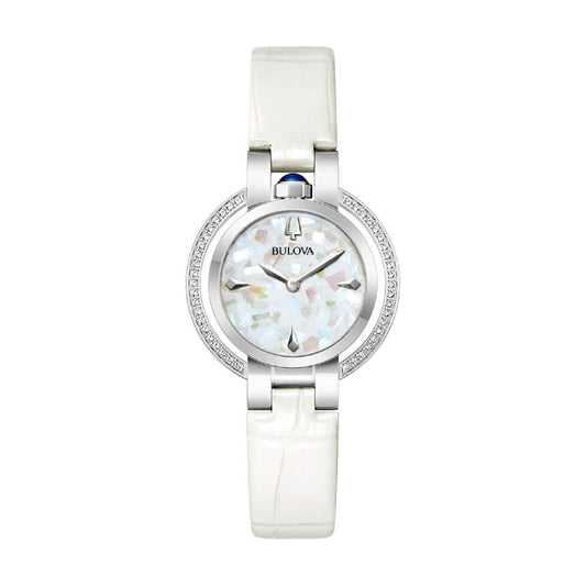 Orologio da donna Bulova Rubaiyat Four Seasons colore bianco MISURA UNICA