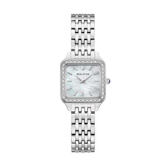 Orologio Bulova Sutton quadrante in madreperla bianca da donna MISURA UNICA