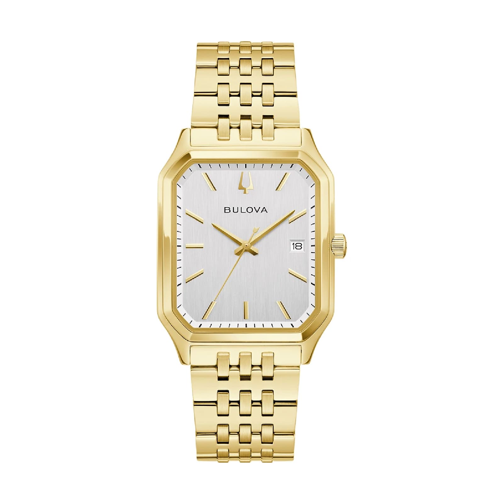 Orologio solo tempo Bulova con bracciale in acciaio dorato MISURA UNICA